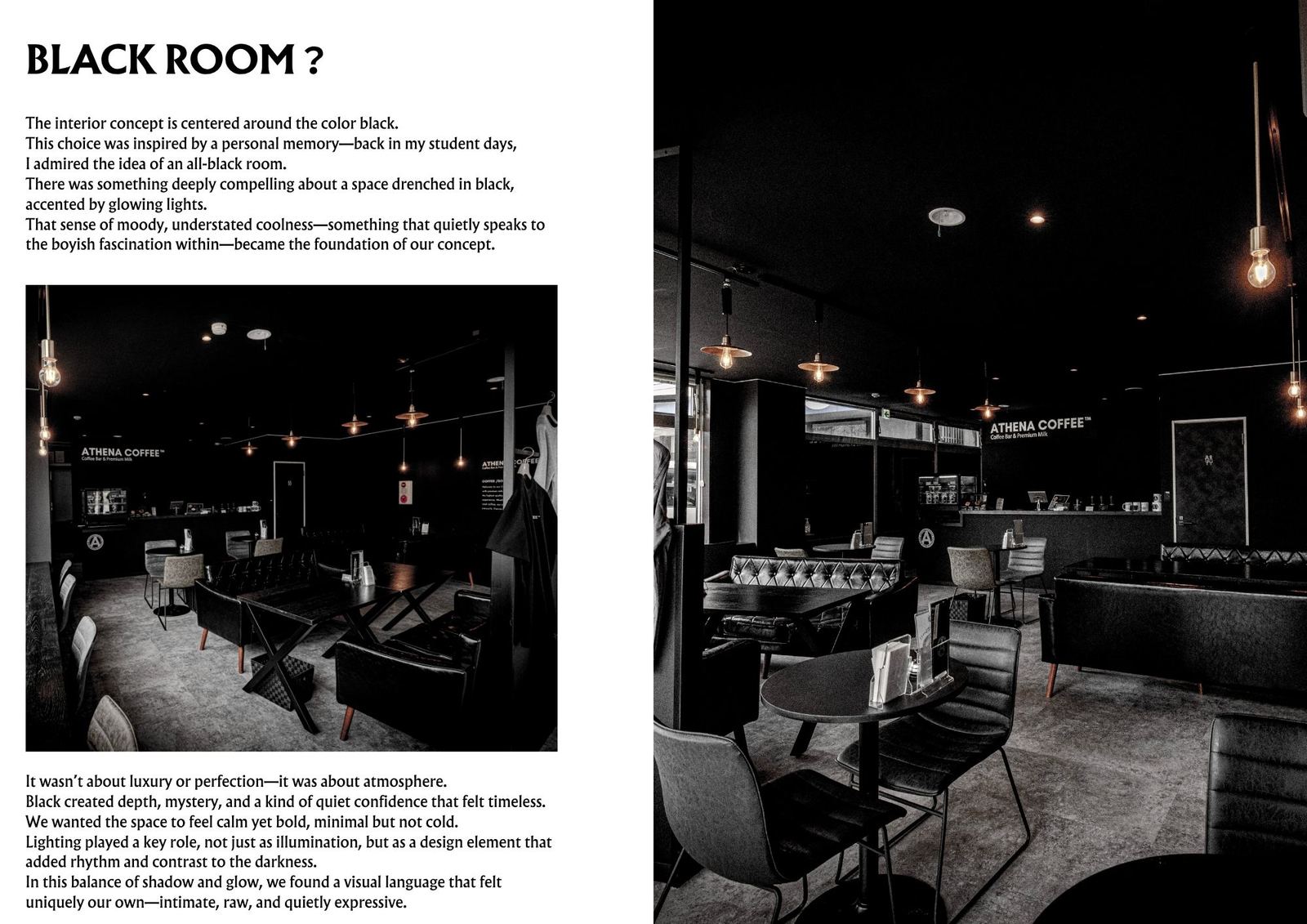 ATHENA COFFEE Line B — Black Room